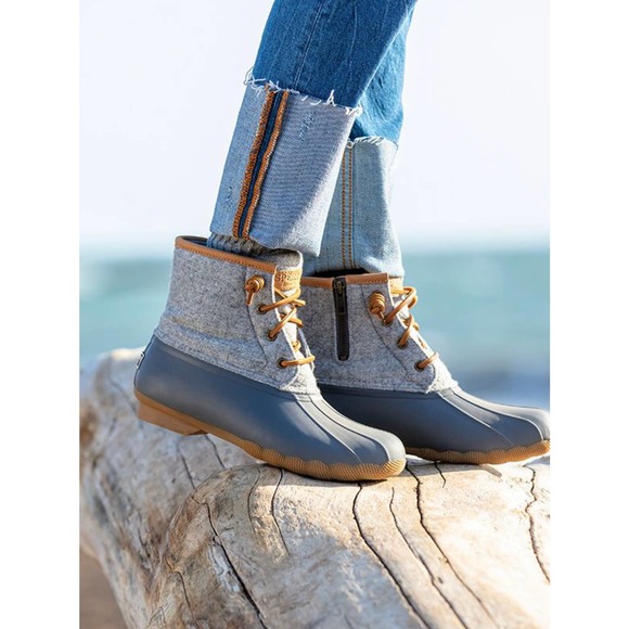 Sperry Gray Winter & Rain Boots - Picture 5 of 7